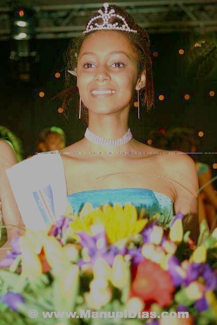 Retrato de Cintia, Miss Cabo Verde Luxembourg 2008