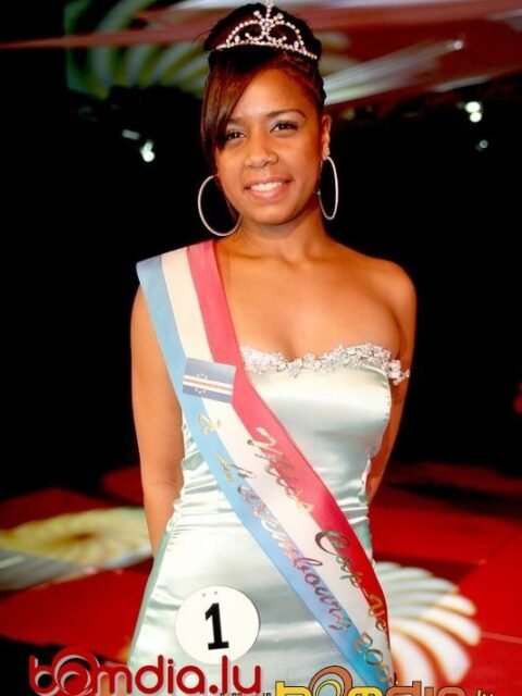 Retrato de Carla, Miss Cabo Verde Luxembourg 2009